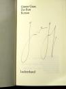 诺贝尔文学奖获得者格拉斯签名本德文布面精装/书封/原版《比目鱼》 Günter Grass: DER BUTT