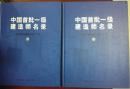 中国首批一级建造师名录(上下册) 大16开精装/厚册.