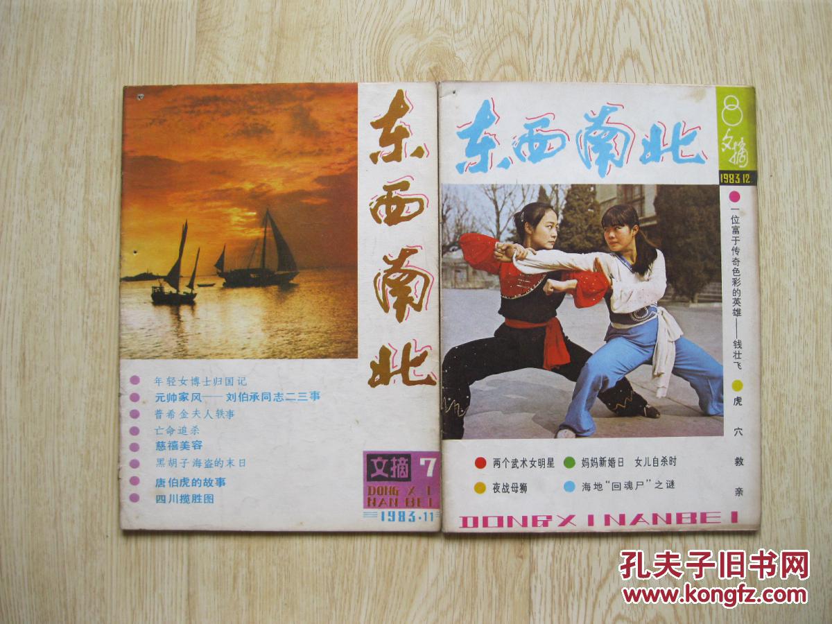 东西南北  1983年第1（创刊号）---8期