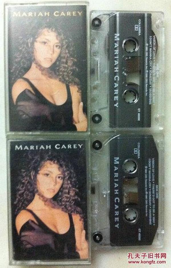 欧美原版磁带MARIAH CAREY 玛丽亚凯莉首张专辑 双款