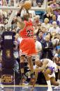 乔丹NBA1998年总决赛绝杀爵士队经典时刻篮球明信片套装（4张）