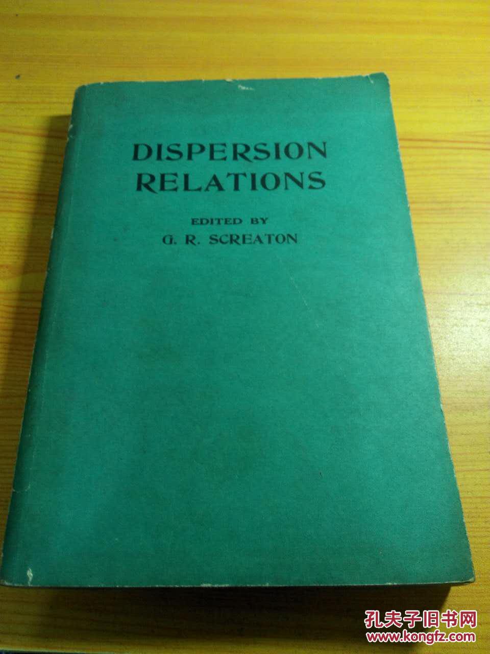 DISPERSION RELATIONS（分散关系）英文版