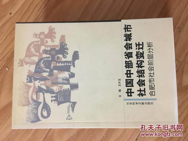 中国中部省会城市社会结构变迁—《合肥市社会阶层分析》