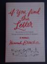 If You Find This Letter: My Journey to Find Purpose Through Hundreds of Letters to Strangers