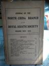JOURNAL of the NORTH- CHINA BRANCH of the ROYAL ASIATIC SOCIETY