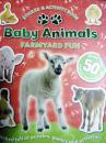 英文原版   儿童绘本   Sticker & Activity book: Baby Animals farmyard fun   (动物宝宝农家乐趣)