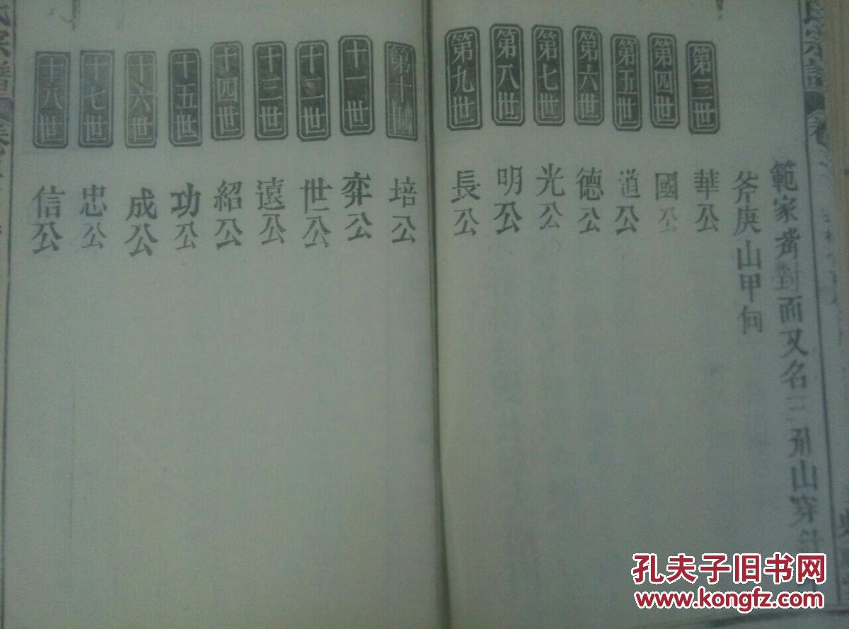 家谱宗谱族谱类: 湖北姜氏谱(23册)