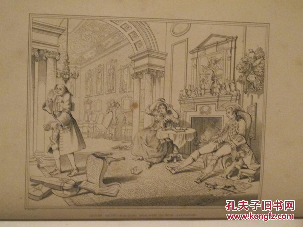 【钢版插图】1857年德文版《荷加斯钢版画集》（87幅）WILLIAM HOGARTH'S ZEICHNUNGEN