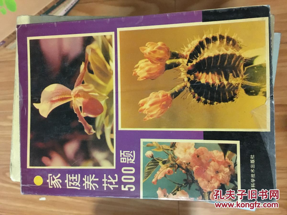 点击查看原图 《家庭养花500题》经典全面!