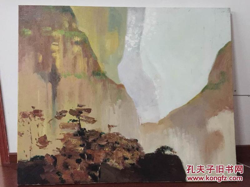 李正天《风景油画》【保真】