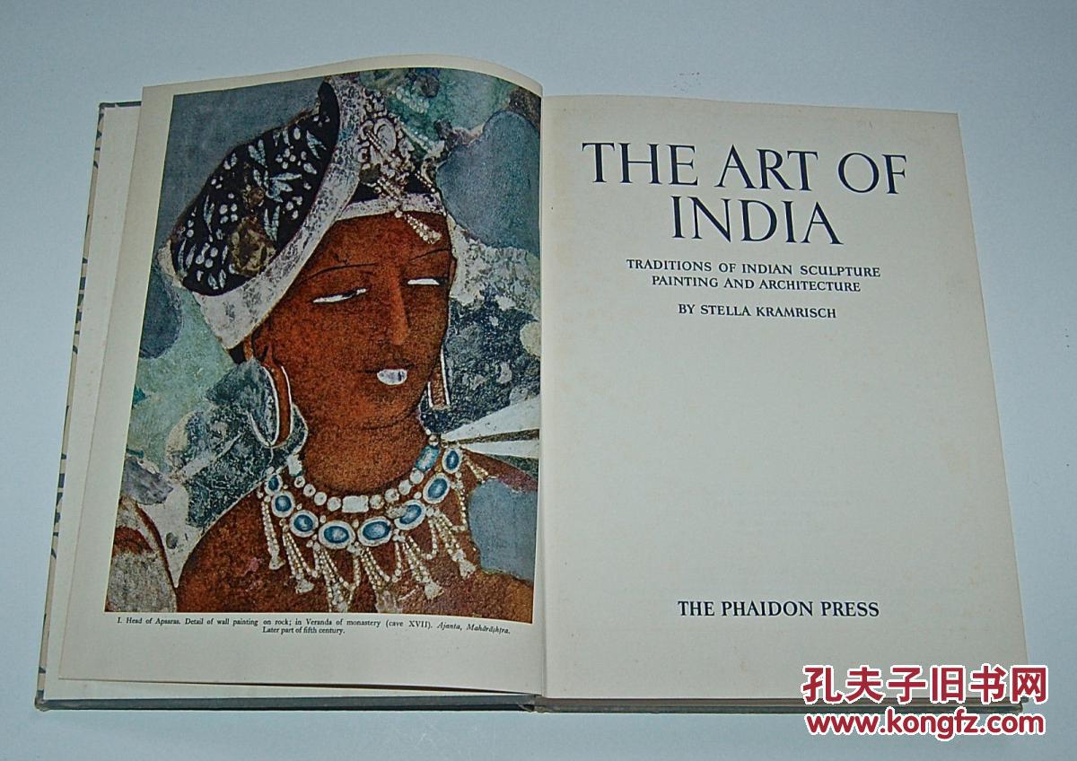 1954年英国出版，Stella Kramrisch著《印度的艺术》 内容丰富带插图