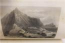 稀少，《爱尔兰的风景和古物》2卷 ，118幅非常精美钢板画，1841年伦敦出版。皮面16开27.5 x 22cm