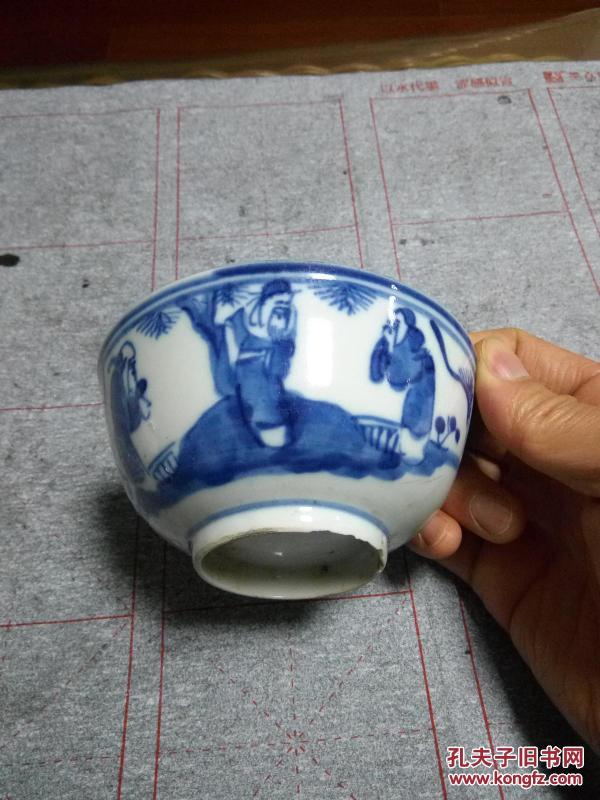 三星青花碗