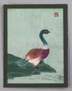 著名画家、上海市文史研究馆馆员 王柳影画稿《鸭趣》一幅（背有亲笔铅笔手迹）