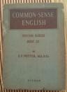 common-sense english (senior series Book III|By F.F.Potter, MA.B.sc)