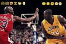 科比NBA生涯一生之敌篮球明信片套装（十张）