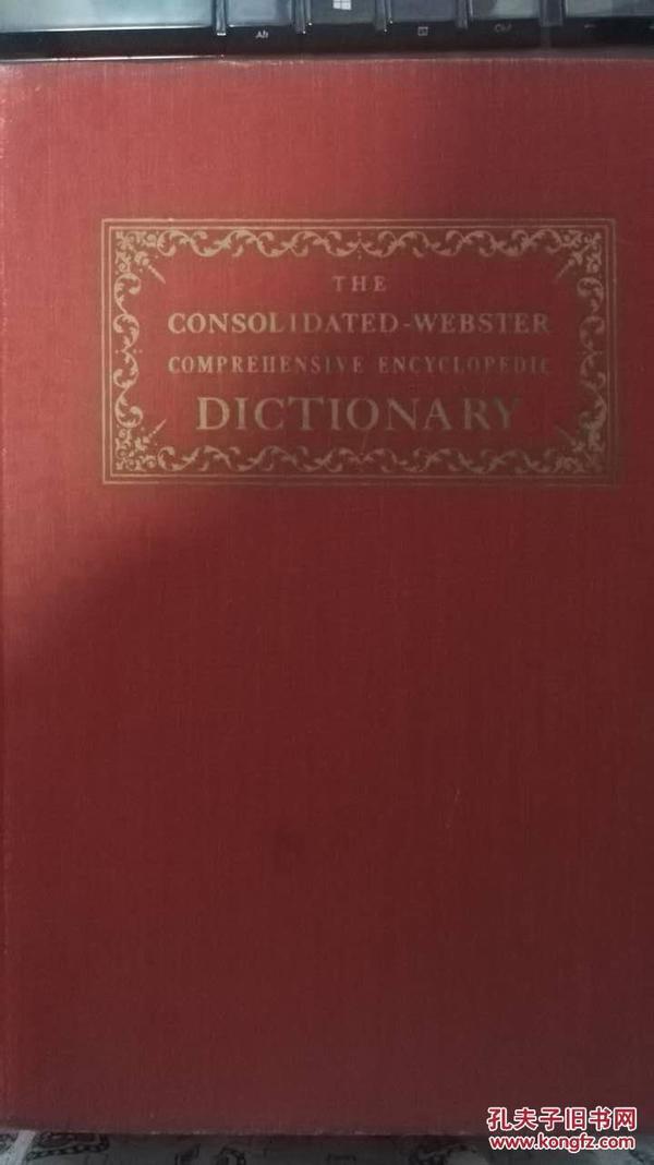 The Consolidated Webster's-Comprehensive Encyclopedic Dictionary