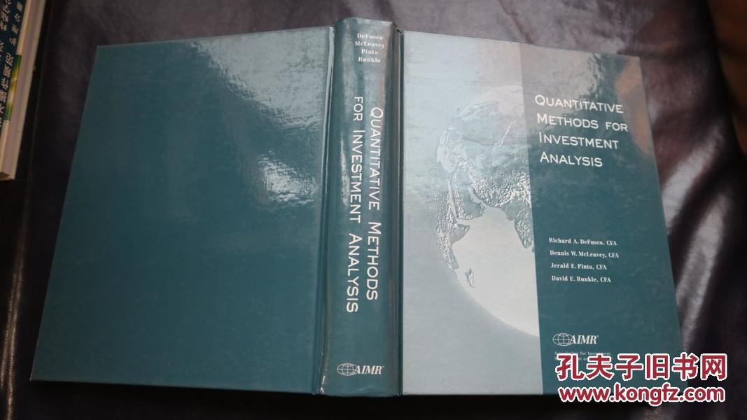 Quantitative Methods for Investment Analysis〔外文原版〕