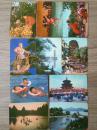 1975年年历片，中国国际旅行社10张年历一组—2107