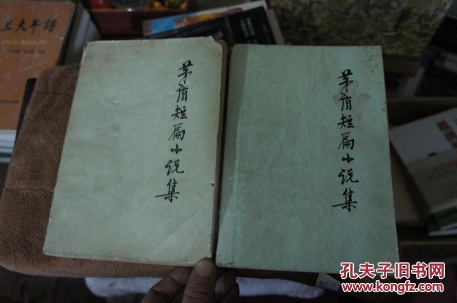 茅盾短篇小说集上下册   1980年一版一印