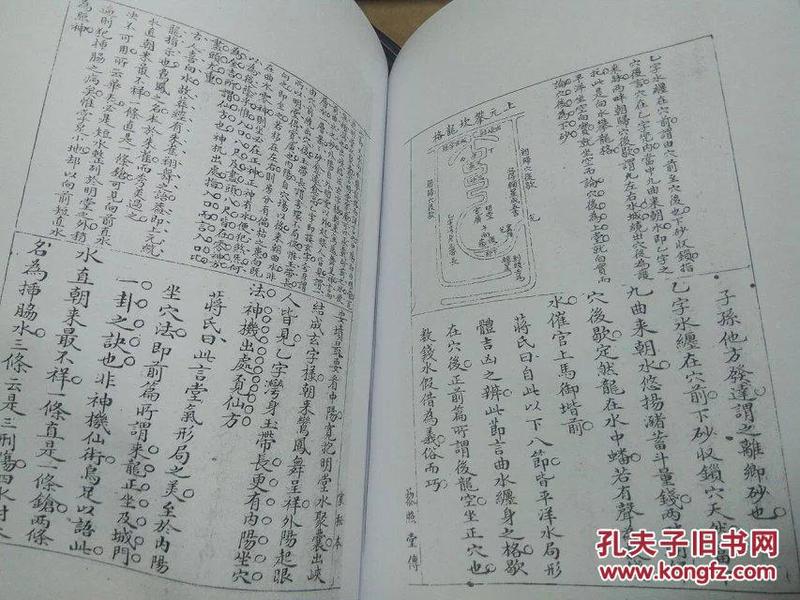 手抄风水秘本<<刘乐山先生家藏地理秘书》10厚册大全套补图