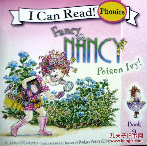 英文原版   少儿口袋装绘本      I Can Read! Phonics (book 9): Fancy Nancy: Poison Ivy!        自然拼读