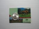 1998年澳大利亚袋鼠纪念1元银币1盎司0.999白银（百分百保真原卡包装）世界四大投资银币之一