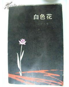 正版   白色花；一版一印