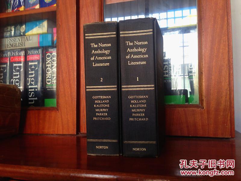 DICTIONARY  The Norton Anthology of American Literature（Volume 1）&Volume 2(Fifth Edition