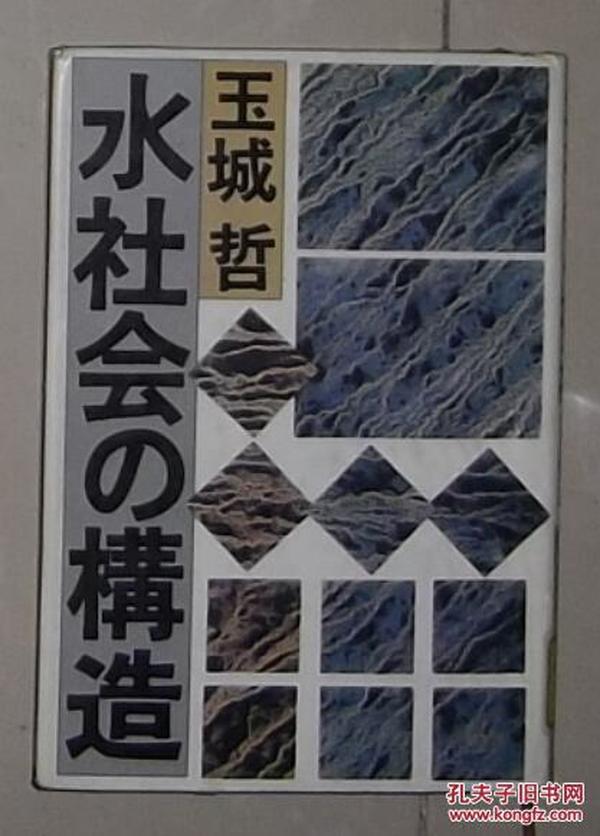 日语原版《 水社会の構造 》玉城 哲 著