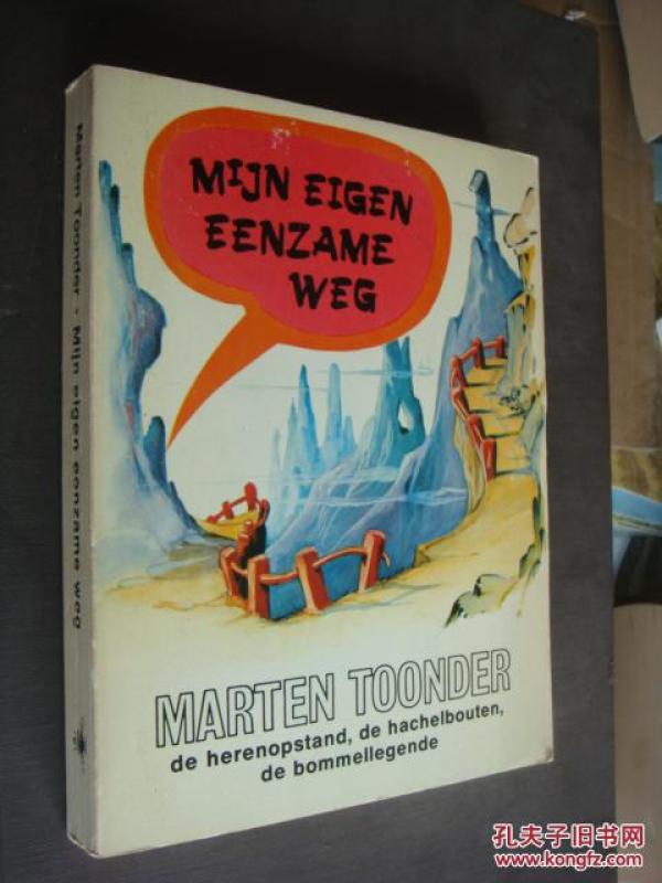 MIJN EIGEN EENZAME WEG 荷兰语原版 连环漫画图文本