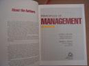 PRINCIPLES  OF MANAGEMENT《管理学原理》 精装厚重本 插图本.品好