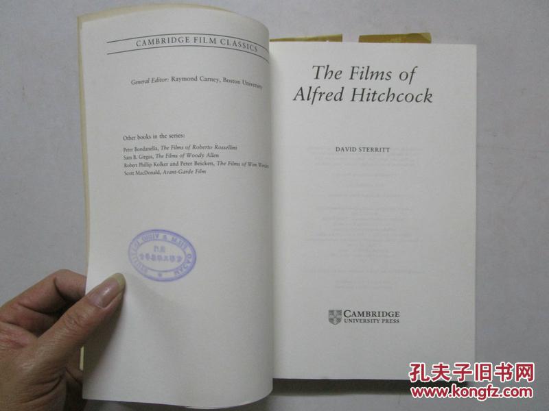 《The Films of Alfred Hitchcock 》(希区柯克的电影)DAVID STERRITT著