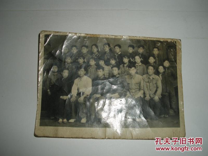 老照片  1962年子弟小学六年级合影