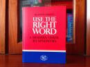 美国原装词典 英语同义词辞典纸面精装 Synonyms dictionary Use The Right Word - Modern Guide To Synonyms