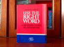 美国原装词典 英语同义词辞典纸面精装 Synonyms dictionary Use The Right Word - Modern Guide To Synonyms