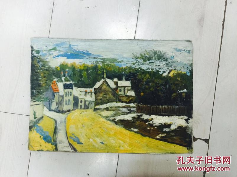 无款油画【尺寸：37*25.7CM】