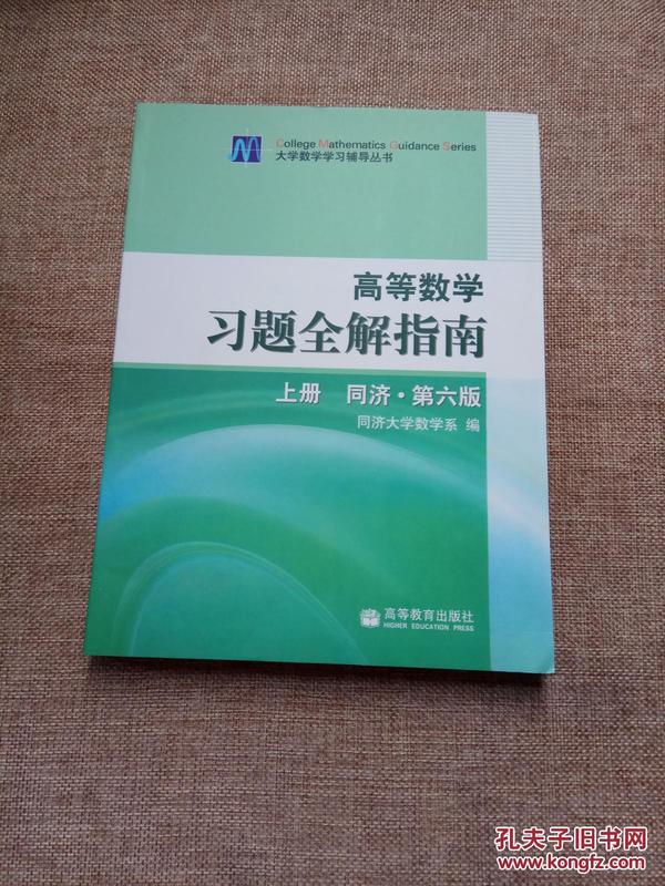 高等数学习题全解指南 上册：同济·第六版