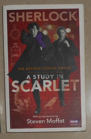 英文原版 A Study in Scarlet by Sir Arthur Conan Doyle 著