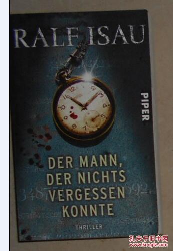 德语原版 Der Mann, der nichts vergessen konnte von Ralf Isau 著