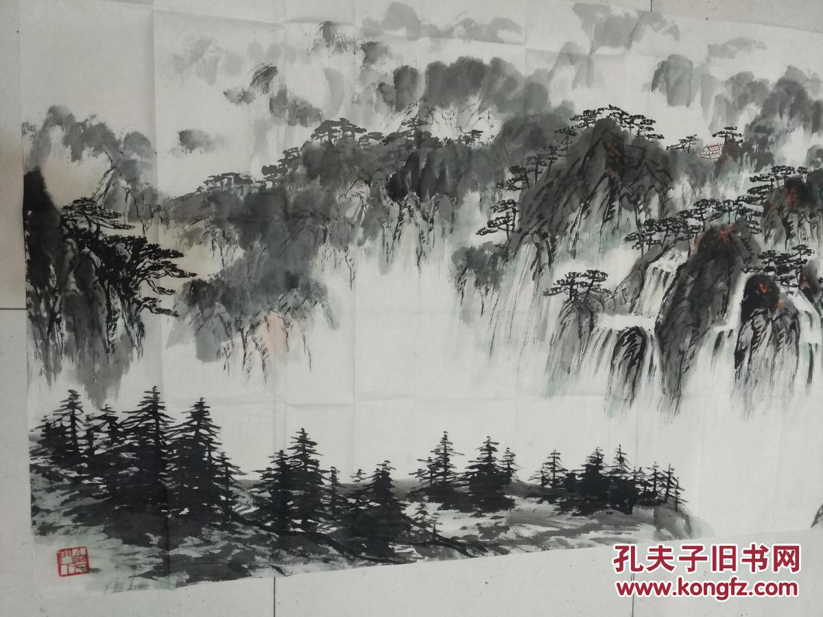 丁各欣（中国美协会员 湖南省老年书画家协会理事）《苍松化龙》179x86(cm)纯手工绘画 荣升国际级收藏书画艺术名家