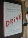 DRIVE:The surprising truth about what motivates us.驱动力 专著 全新精装+书衣,封面加透明防水膜