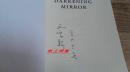 【诗人签名系列】王家新 亲笔签名英译诗集：《变暗的镜子：王家新诗选》 （DARKENING MIRROR）美国Tebot Bach出版社2016年出版，限量签名仅30册