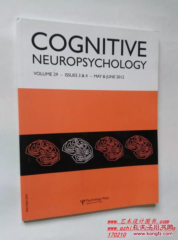 Cognitive neuropsychology 认知神经心理学学术原版期刊2012/5-6