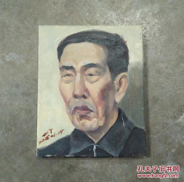 生动传神的手绘人物肖像油画