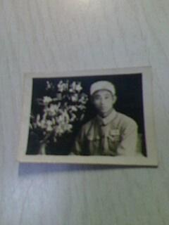 【老照片】中国人民志愿军、抗美援朝。1954年三八线纪念【2张合售】