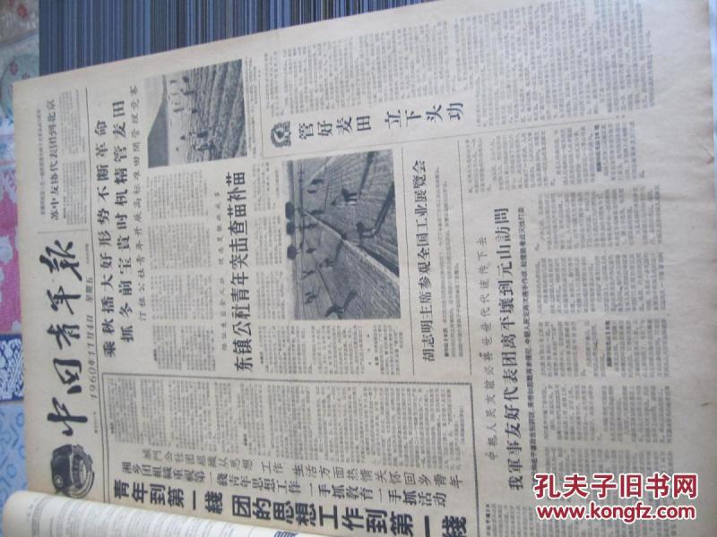 中国青年报1960年11月4日