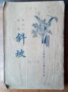 曼尼的诗集《斜坡》