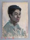 新中国培养的第一代女画家、著名女油画家郑克英 1982年油画作品《人物》一幅（尺寸：34.8*25.9cm）毕业于清华大学美术学院，嘉德曾上拍其作品