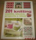 201 Knitting Motifs,Blocks, Projects Ideas装饰小物件制作